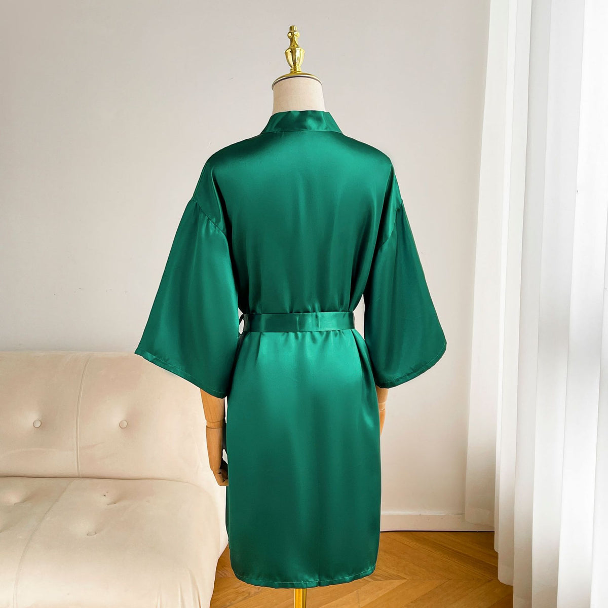 Silk Bridal Robe | Bridesmaid & Wedding Photography Nightgown