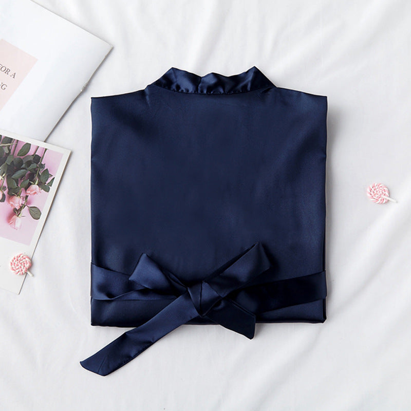 Silk Bridal Robe | Bridesmaid & Wedding Photography Nightgown