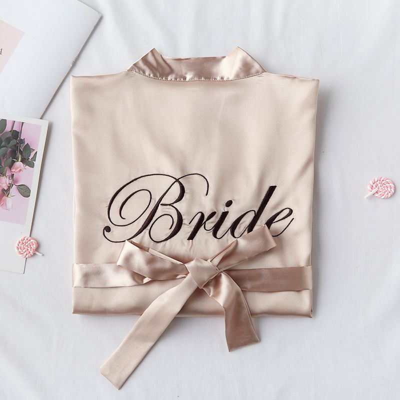 Silk Bridal Robe | Bridesmaid & Wedding Photography Nightgown