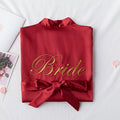 Silk Bridal Robe | Bridesmaid & Wedding Photography Nightgown