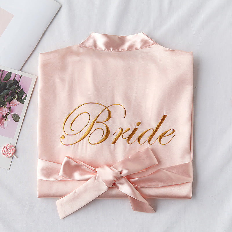 Silk Bridal Robe | Bridesmaid & Wedding Photography Nightgown