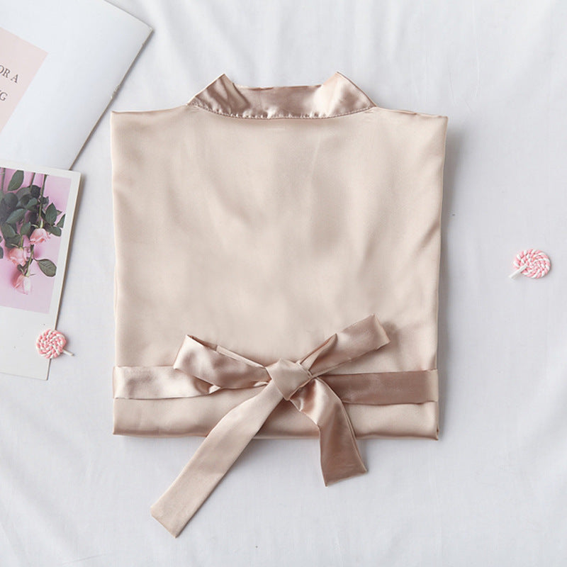 Silk Bridal Robe | Bridesmaid & Wedding Photography Nightgown