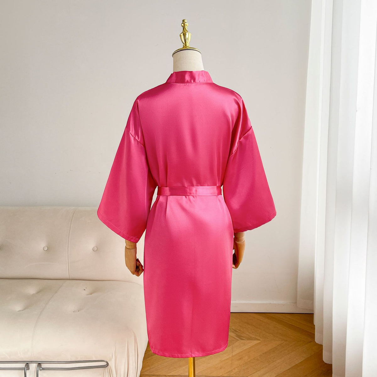 Silk Bridal Robe | Bridesmaid & Wedding Photography Nightgown