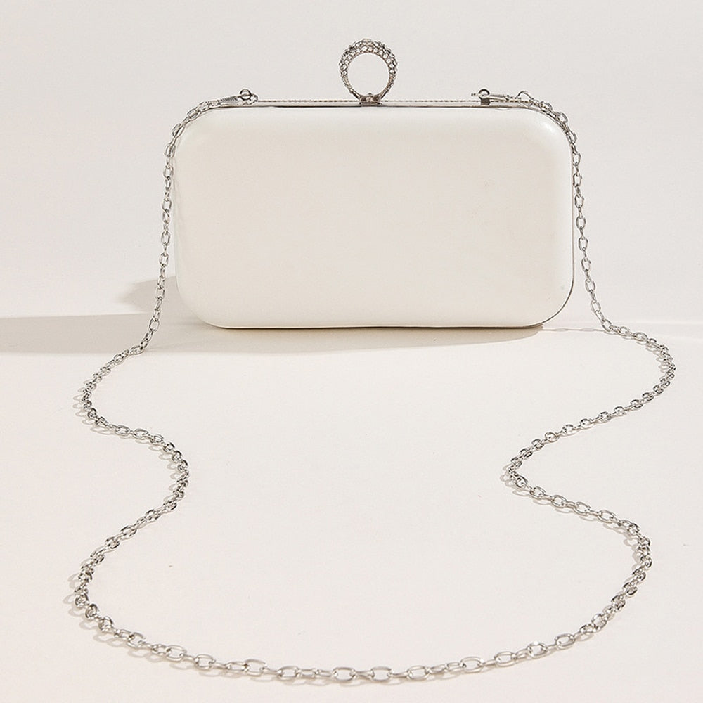 "I Do" " MRS" "BRIDE" Pearl Beaded Bridal Purse | Wedding Shoulder Clutch Bag