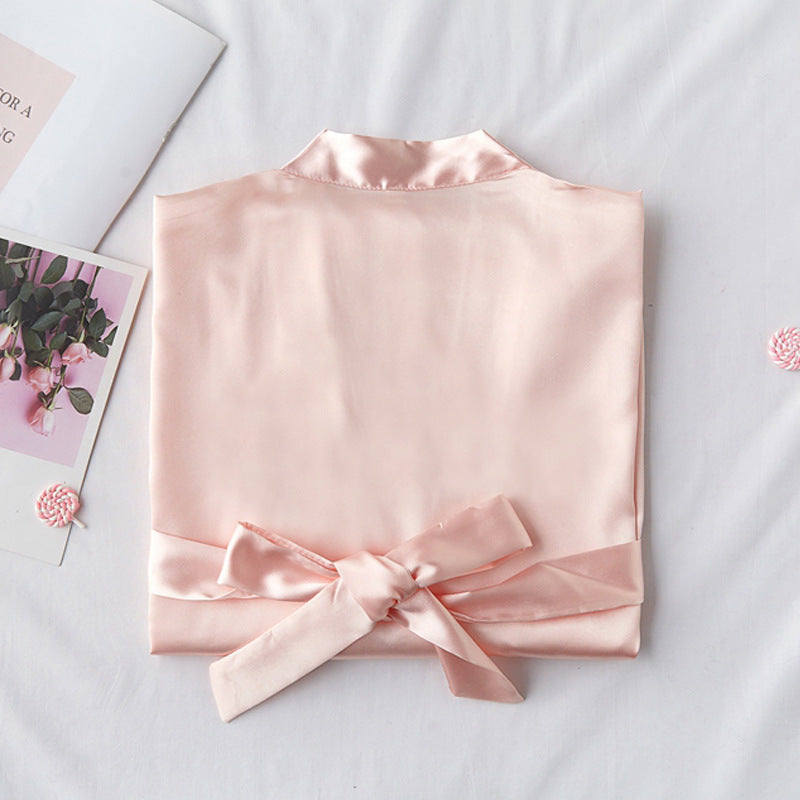 Silk Bridal Robe | Bridesmaid & Wedding Photography Nightgown