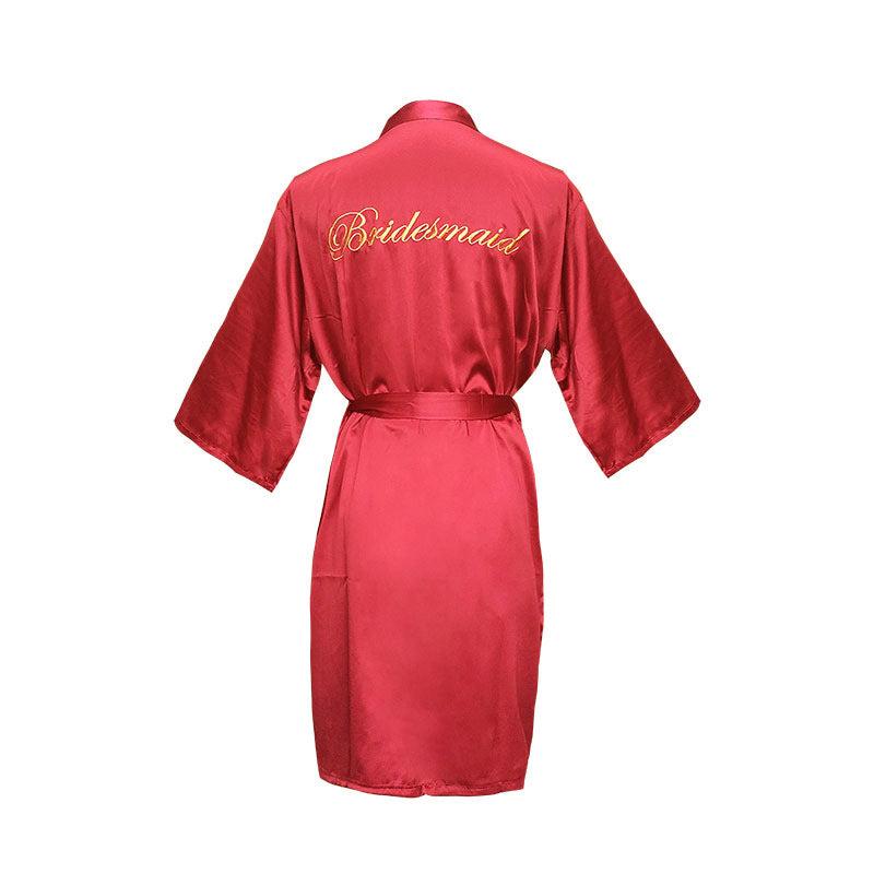 Silk Bridal Robe | Bridesmaid & Wedding Photography Nightgown